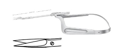 МІКРО НОЖИЦІ ПРЯМ.ГОСТР./ГОСТР.